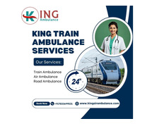 King Train Ambulance in Guwahati provides the most reliable medical transfer