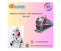 Medivic Aviation Train Ambulance Services in Bangalore provides rapid and smooth transportation