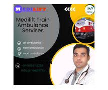 Medilift Train Ambulance Services in Chennai emergency transport