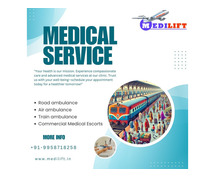 Medilift Train Ambulance Service in Mumbai guarantees top-notch transportation