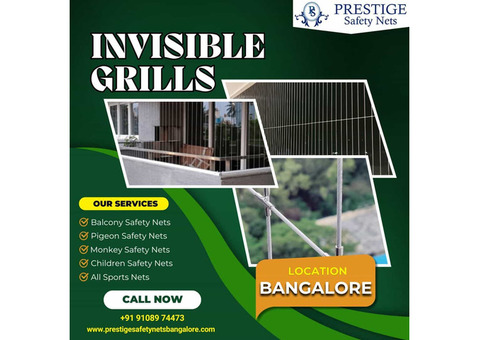 Secure Your Home with Invisible Grills – Call Prestige Safety Nets Today!