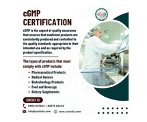 GMP Certification Services in Delhi