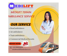 Medilift Train Ambulance Service in Dibrugarh transport patient service