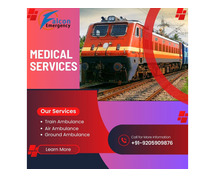 Use the FALC Emergency Train Ambulance Services in Bangalore for excellent medical transportation