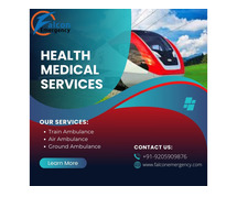 Use FALC Train Ambulance Services  in Guwahati for the Patient's Welfare