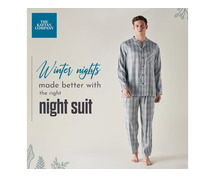 Cotton, Satin Sleepwear Sets And Night Suits For Men - The Kaftan Company