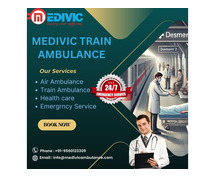 Get Benefits from the Medivic Train Ambulance Services in Ranchi with the best medical team