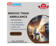 Use Medivic Train Ambulance Services for patient care in Patna