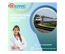 Use Medivic Aviation Train Ambulance Service for Completely Secure Transfer in Kolkata