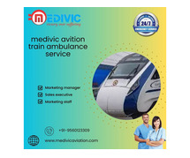 Medivic Aviation Train Ambulance in Guwahati provides Top-class Medical