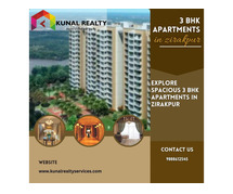 Explore Spacious 3 BHK Apartments in Zirakpur