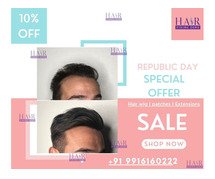 Get 10% OFF on hair patches + 1 service for free!