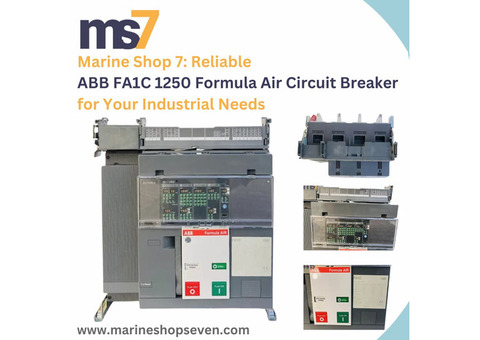 Marine Shop 7: Reliable ABB FA1C 1250 Formula Air Circuit Breaker for Your Industrial Needs