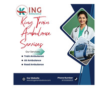 Get expert help while traveling by King Train Ambulance in Ranchi