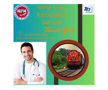 Use Top-class MPM Train Ambulance Service in Raipur with Care Transfer of Patient