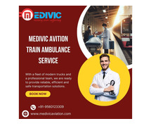 Medivic Aviation provides advanced medical equipment in Train Ambulance Service in Ranchi