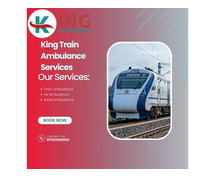 King Train Ambulance in Delhi Provides high-tech medical equipment