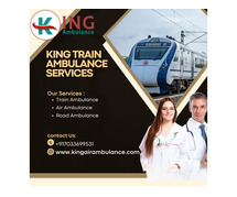 King Train Ambulance in Kolkata provides Complete Care during the Transfer