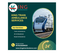 Receive expert care when traveling with King Train Ambulance in Guwahati