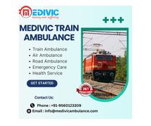 Medivic Train Ambulance Services in Chennai provides affordable and dependable transportation