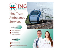 King Train Ambulance in Delhi is available 24/7 for emergency transportation