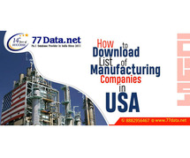 How to Download List of Manufacturing Companies in USA