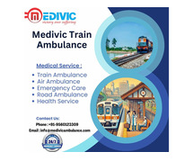 Medivic Medivic Train Ambulance Service in Patna: Reliable Critical Care Transport