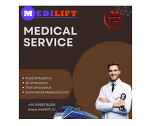 Medilift Train ambulance service in Bangalore medical Transfer