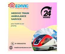 Choose Medivic Aviation Train Ambulance Service in Mumbai for the safest patient transfer