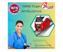 Choose MPM Train Ambulance Services in Gorakhpur which provides care on the go