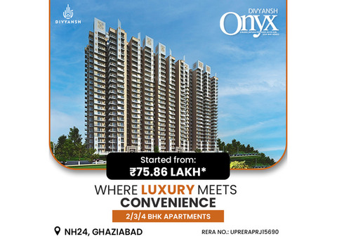 2 BHK Flat in Ghaziabad at Divyansh Onyx