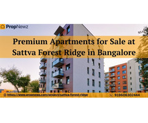 Premium Apartments for Sale at Sattva Forest Ridge in Bangalore