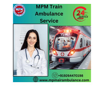 MPM Train Ambulance Service in Gorakhpur offers life-care Medical Machine