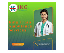 King Train Ambulance in Guwahati provides medical professionals