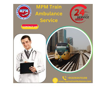 Hire MPM Train Ambulance Service in Jamshedpur with Ventilator Setup