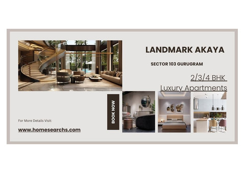 Landmark Akaya Sector 103: Luxury Living with a Focus on Well-Being