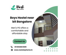 Boys Hostel near bit Bangalore