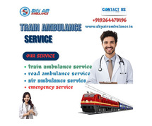 Sky Train provide ambulance service in Kolkata with ventilator setup and all facility