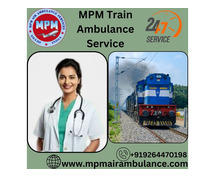 Use the best Train Ambulance Services in Raipur with Ventilator Setup