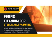 Certified Ferro Titanium Suppliers Providing Cost-Effective Scrap Solutions!