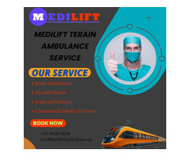 Medilift Train Ambulance in Jamshedpur Very Fast Transportation Service