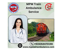 Hire MPM Train Ambulance in Siliguri with Ventilator Setup