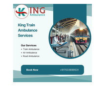 King Train Ambulance Service in Patna has a Well-Trained Healthcare Crew