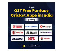 Top 9 GST Free Fantasy Cricket Apps in India [2025]