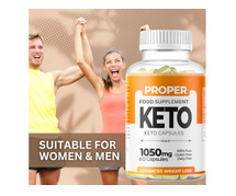 Atteignez vos objectifs minceur avec Proper Keto Capsules Avis !