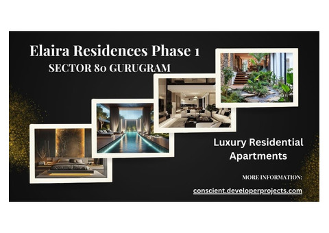 Elaira Residences Phase 1 Sector 80 Gurugram: Modern Architectural Excellence