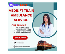 Medilift Train Ambulance Services in Bangalore Patients transfer services provide