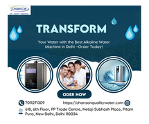 Transform Your Water with the Best Alkaline Water Machine in Delhi – Order Today!