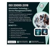 ISO 20000 Certification in Services in Chennai