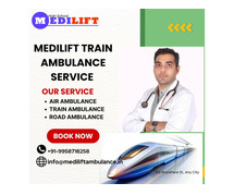 Get the benefit of Medilift Train Ambulance Service in Bangalore